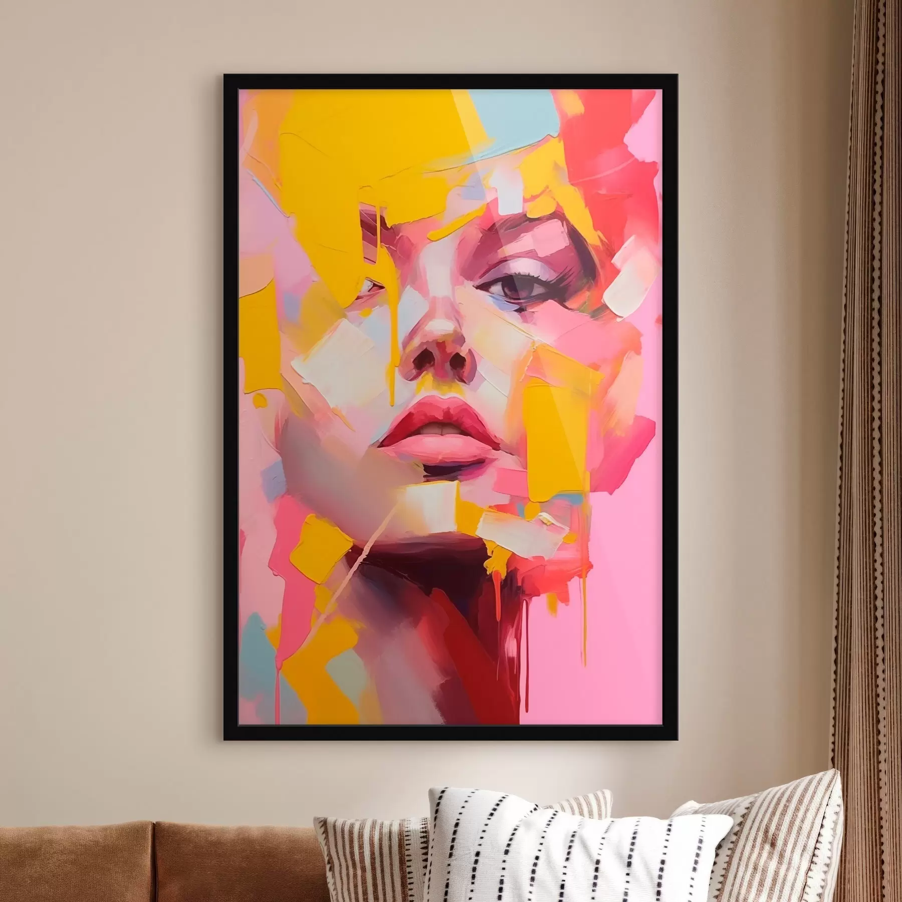 Fototapety Abstraktná tvár f46217
