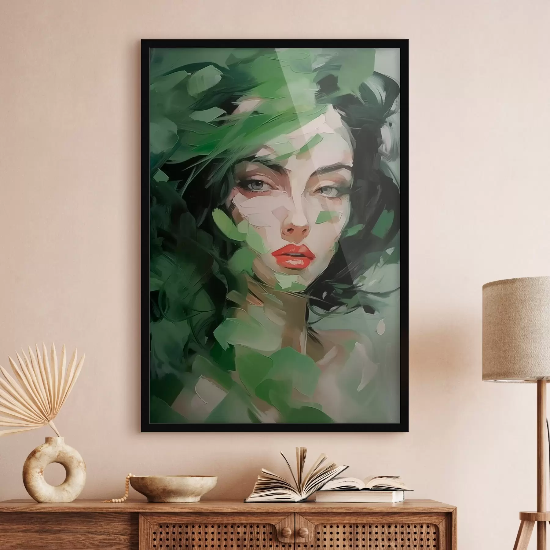 Fototapety Abstraktný ženský portrét f46224