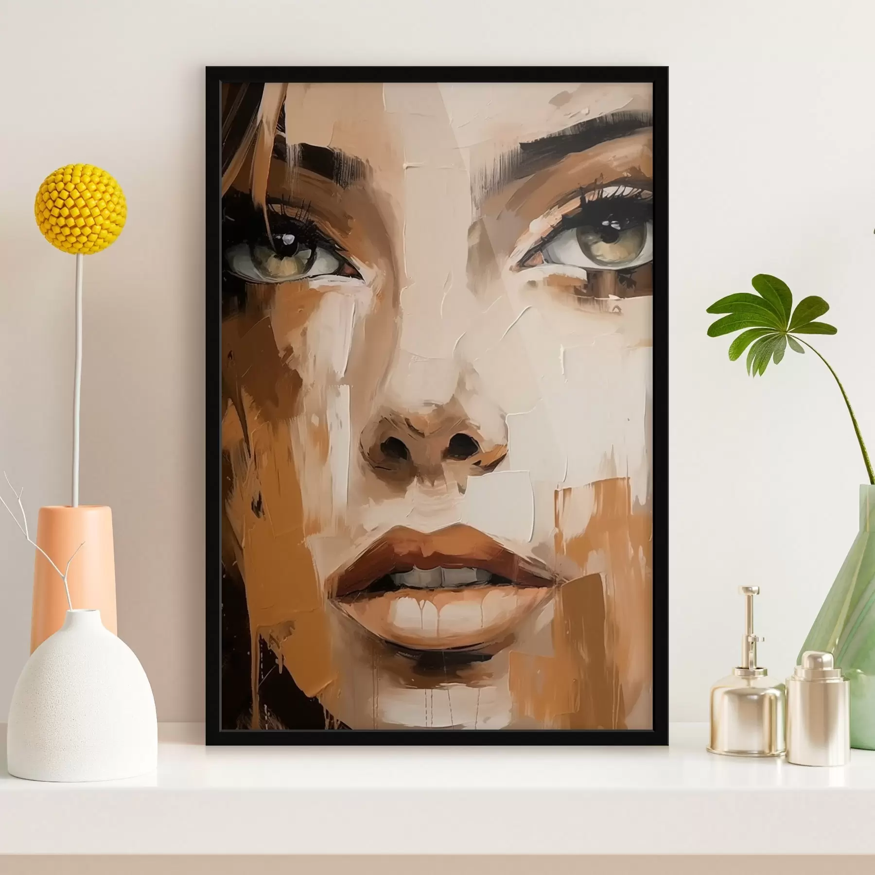 Fototapety Abstraktný ženský portrét f46228