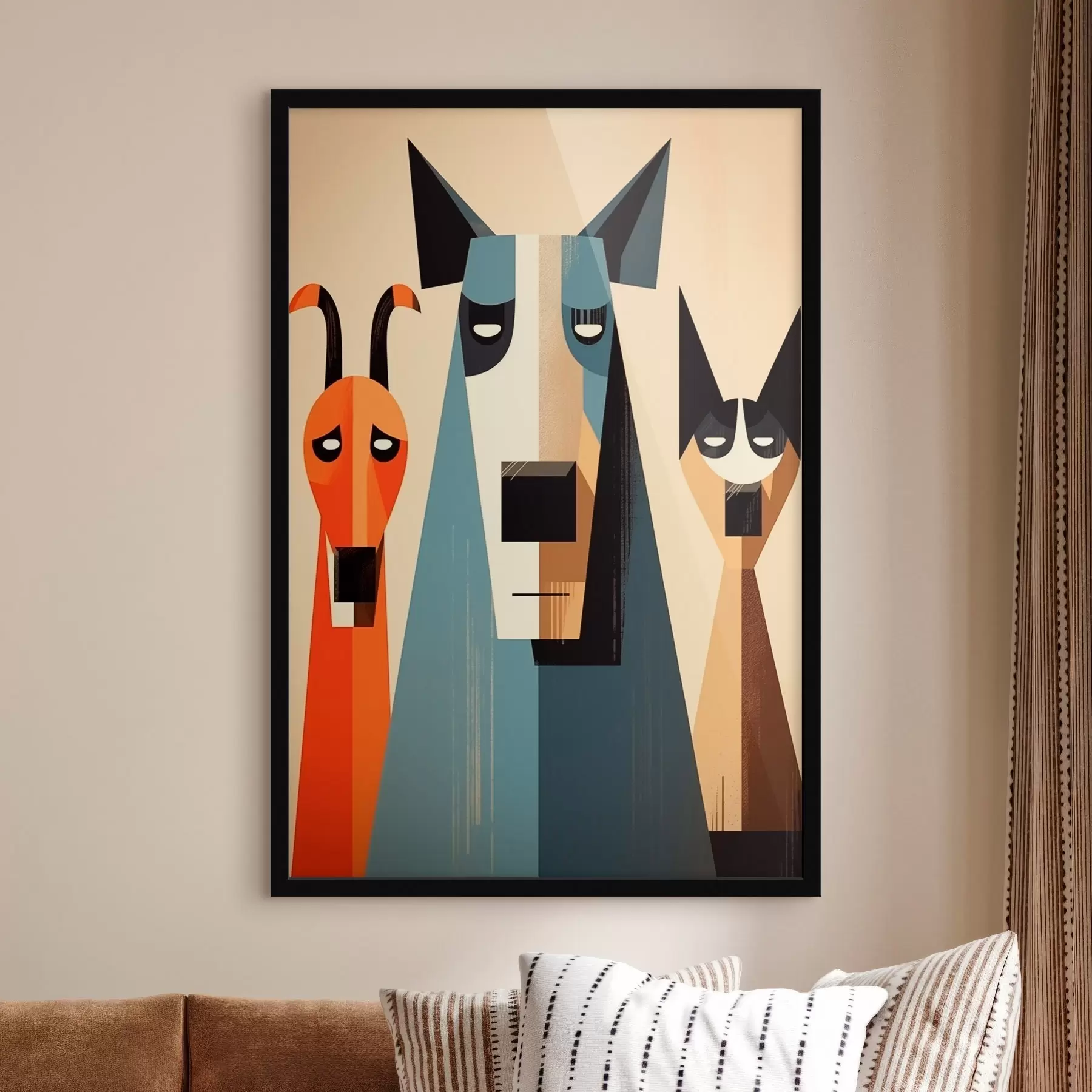 Fototapety Abstraktné psy f46235