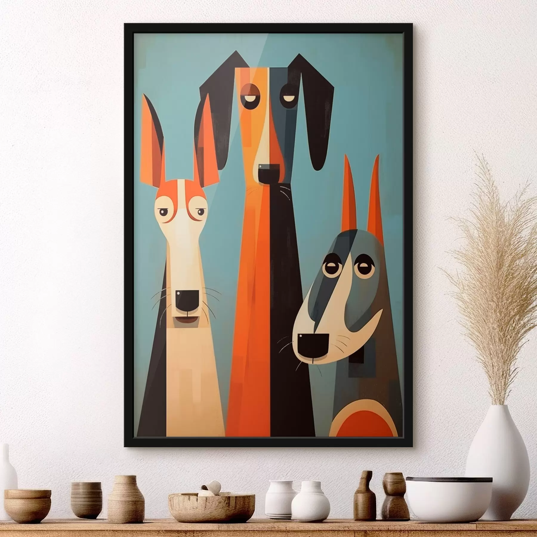 Fototapety Abstraktné psy f46236