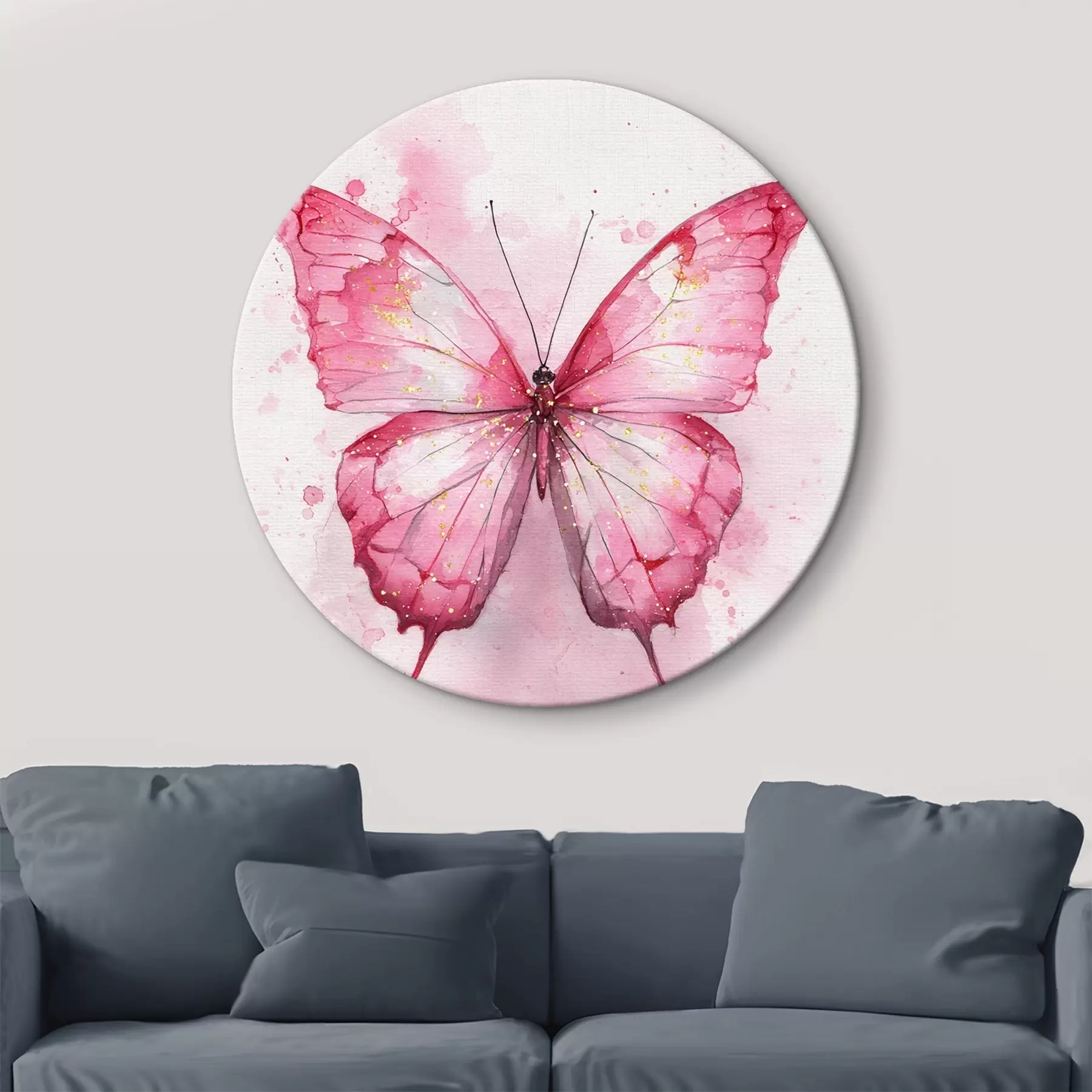 Obraz Jemný motýľ na akvarelovom pozadí r46077