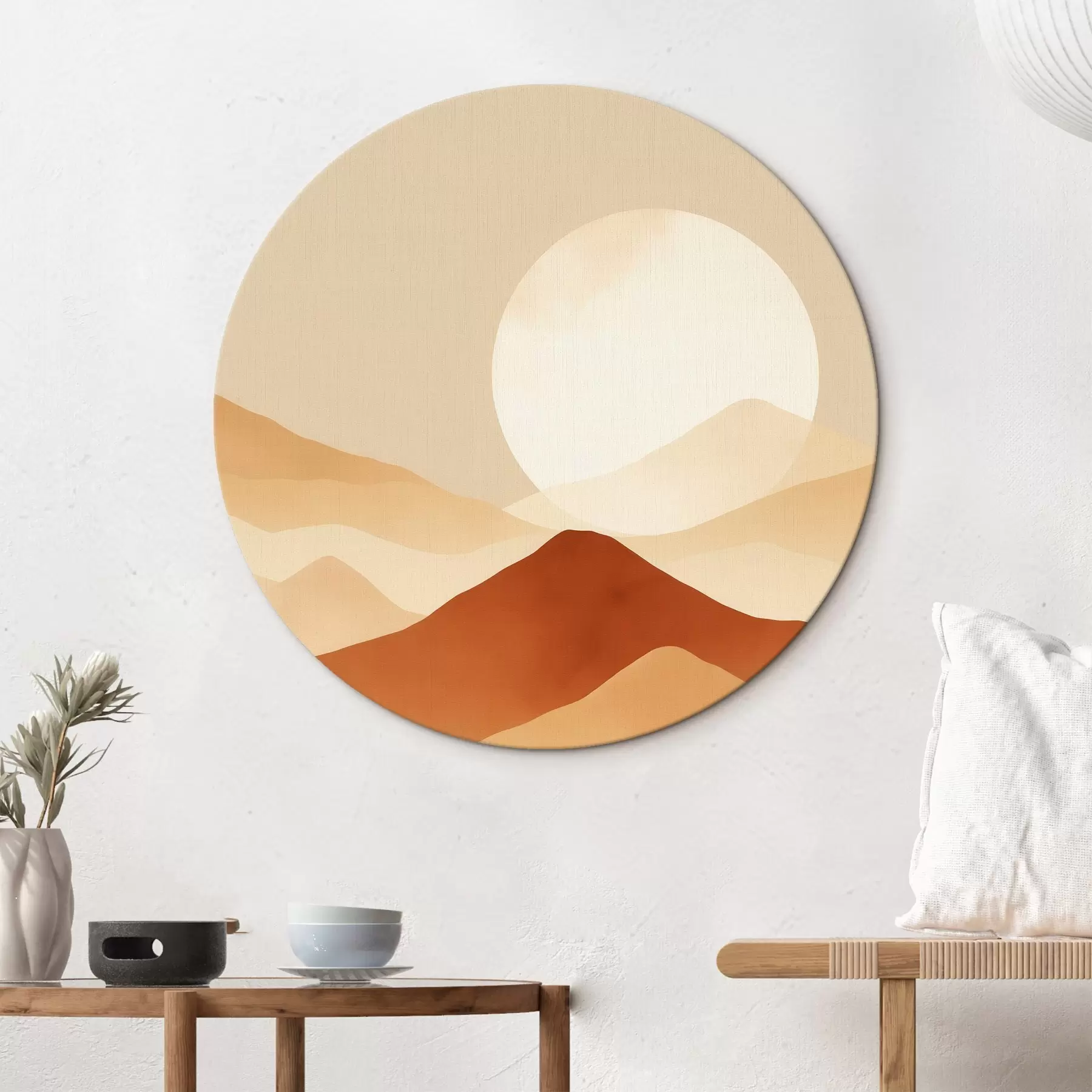 Obraz Obrovský mesiac na pozadí r46083