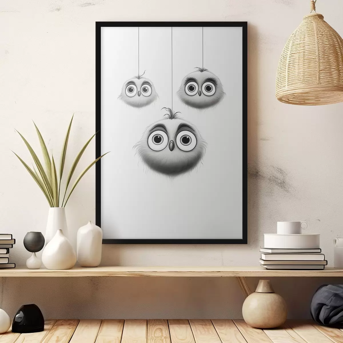 Plagáty Tri roztomilé vtáky f46072