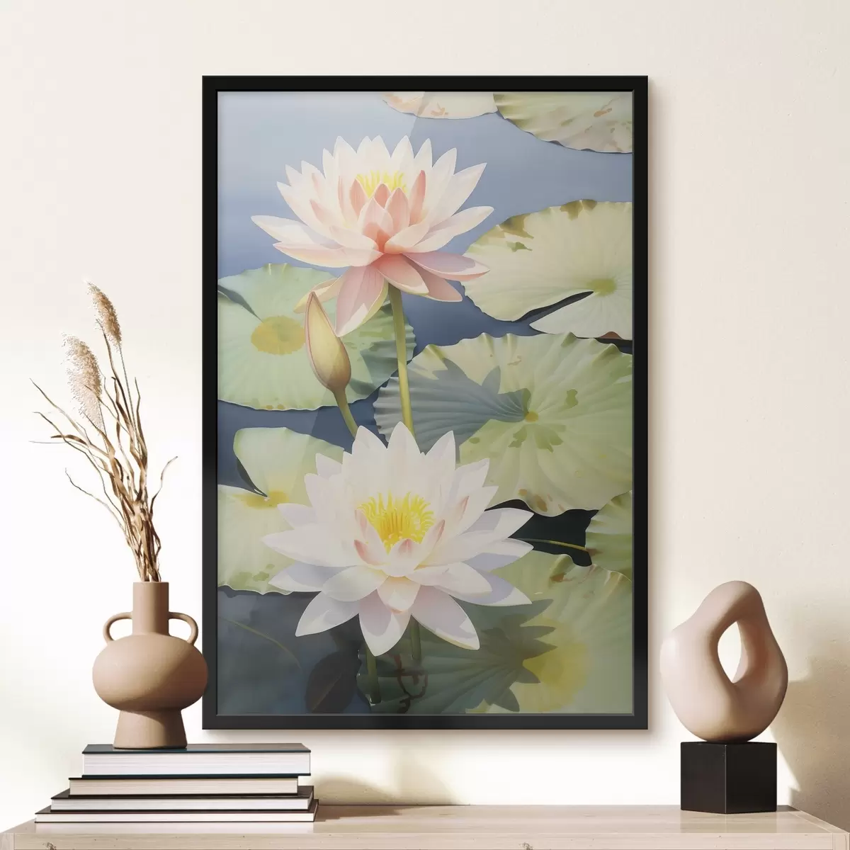 Plagáty Luxusné lotosové kvety f46089