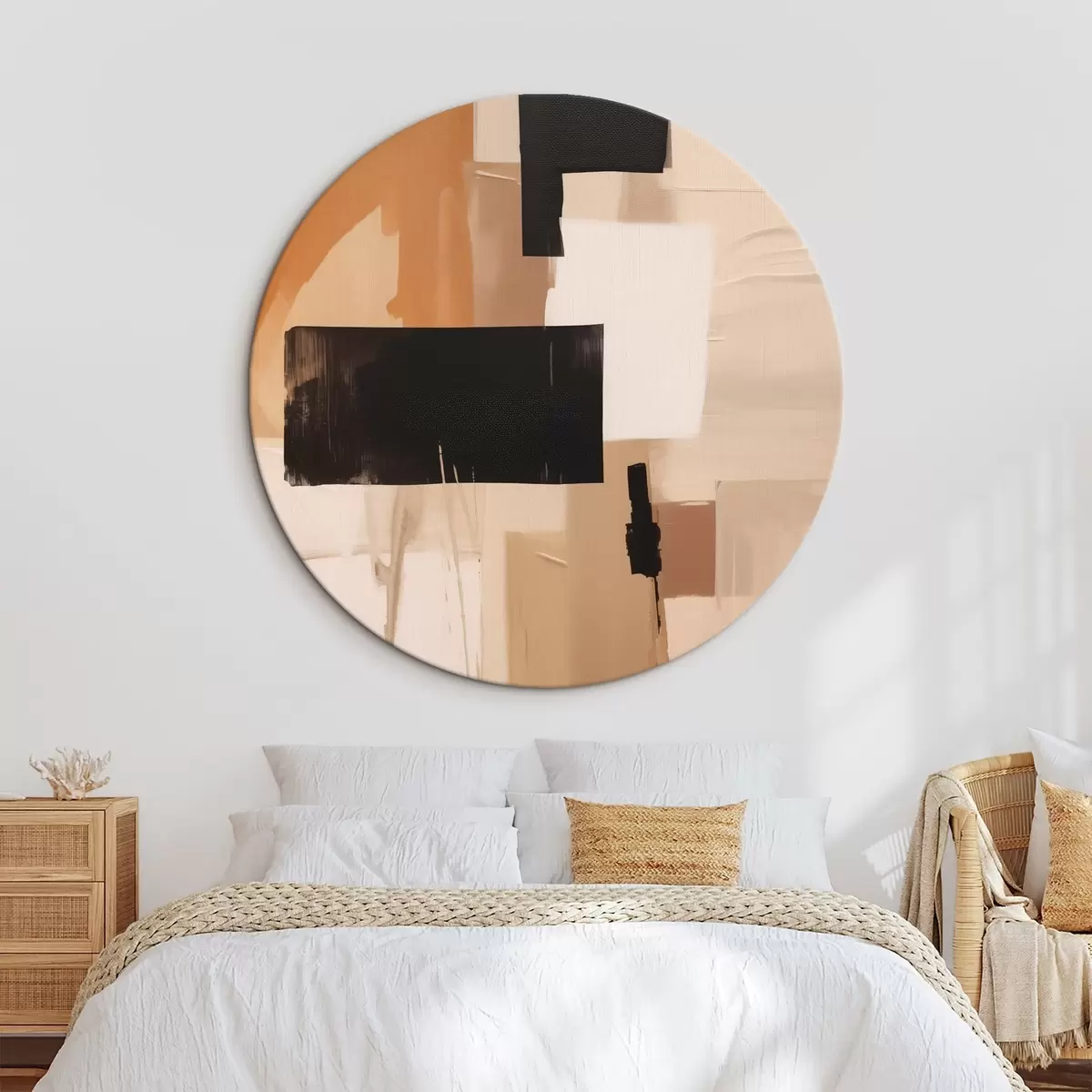 Okrúhle obrazy Abstrakcia r46137