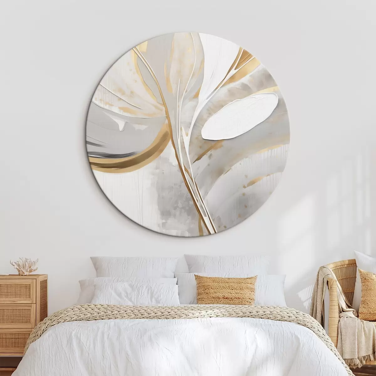 Okrúhle obrazy Abstrakcia r46255