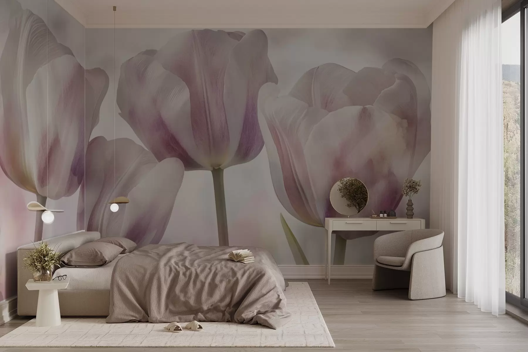Fototapety Tulipány v jemných farbách w04700