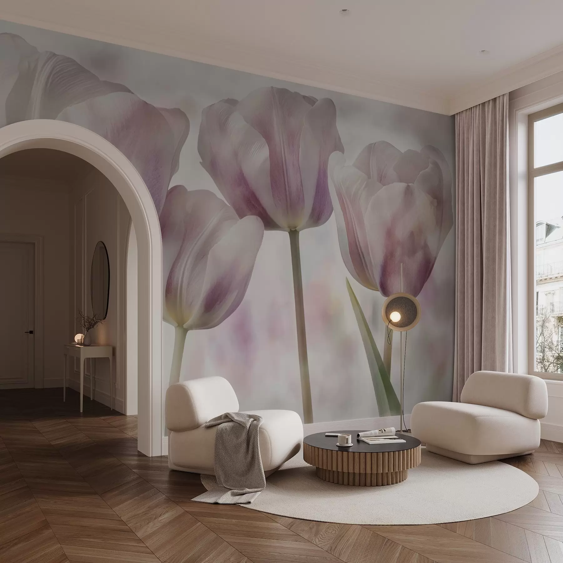 Fototapety Tulipány v jemných farbách w04700