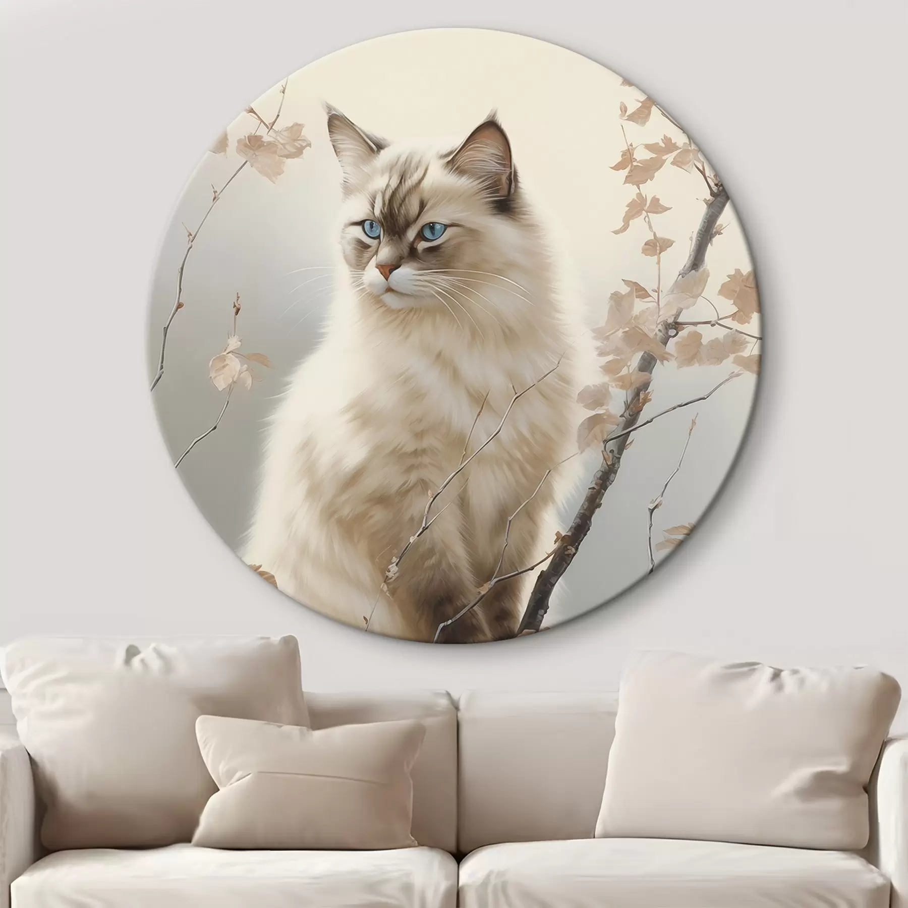 Obraz Mačka na konári stromu r46300