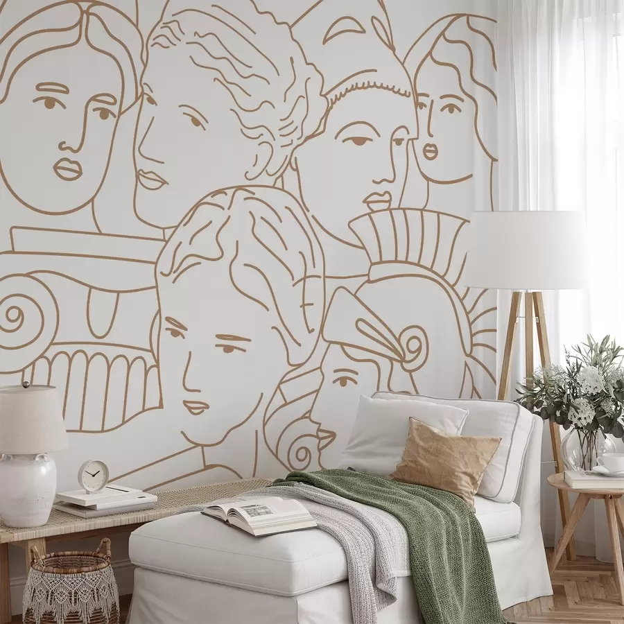 Fototapety Staroveké tváre w04728v1