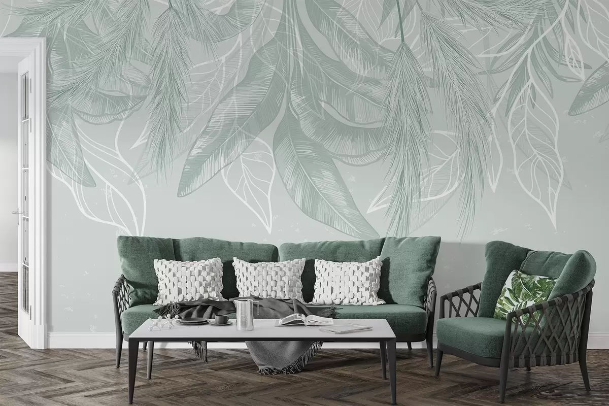 Fototapety Závesné listy w04747v3