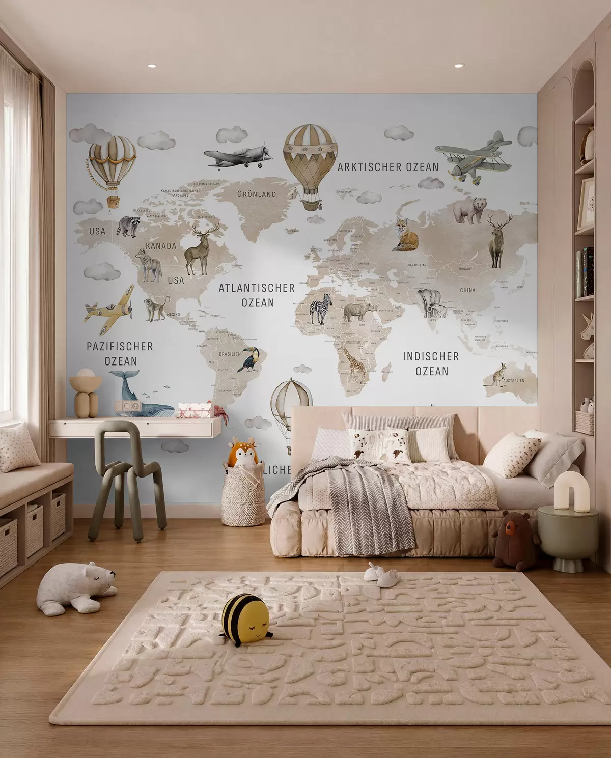 Fototapety Béžový atlas nemecky c00001dev2