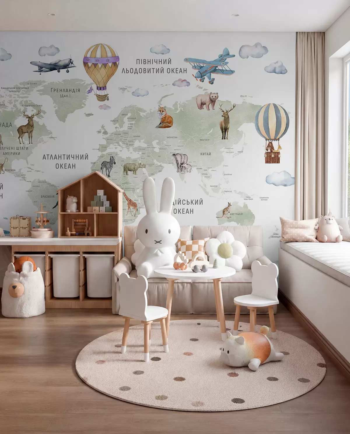 Fototapety Zelený atlas ukrajinsky c00001uk