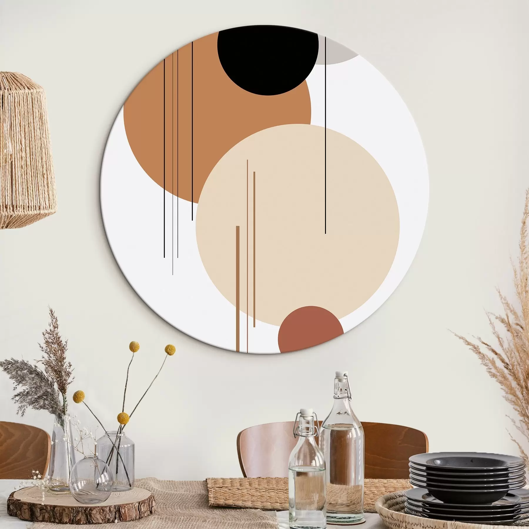 Obraz Abstraktná geometrická kompozícia r46351