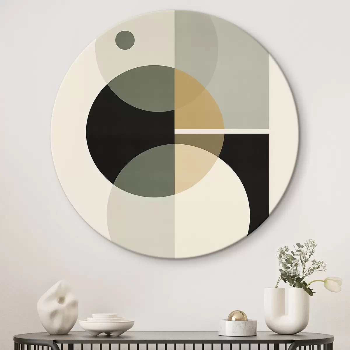 Okrúhle obrazy Geometrická abstrakcia r46353 Okrúhle obrazy Geometrická abstrakcia r46353