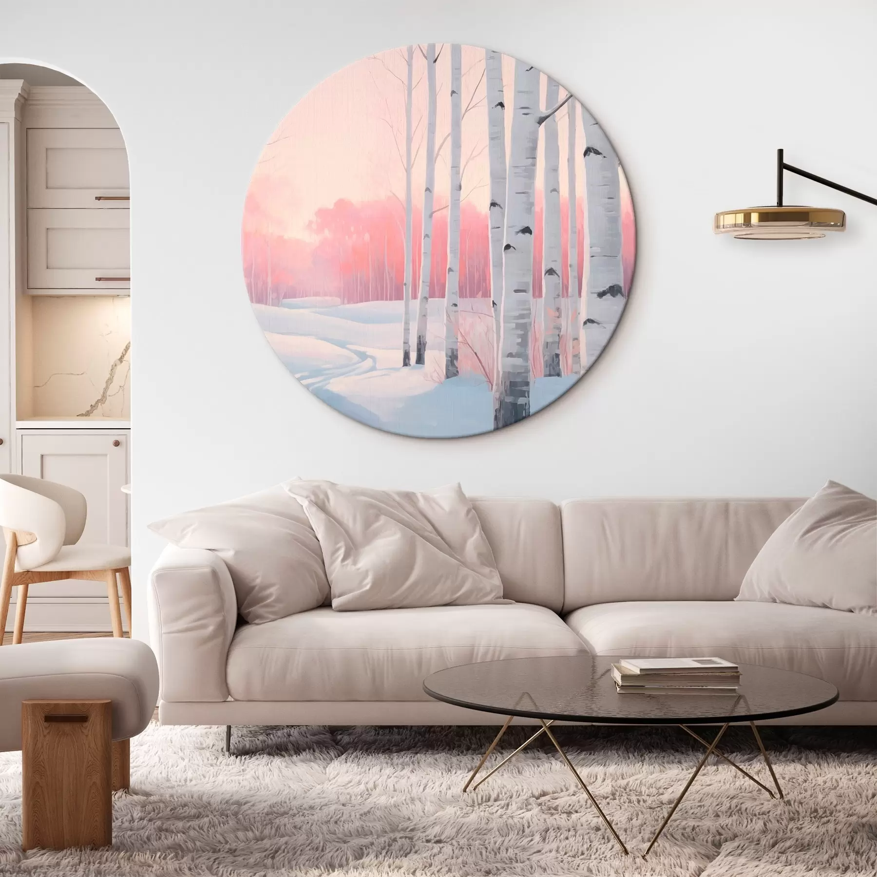 Obraz Brezový les r46405