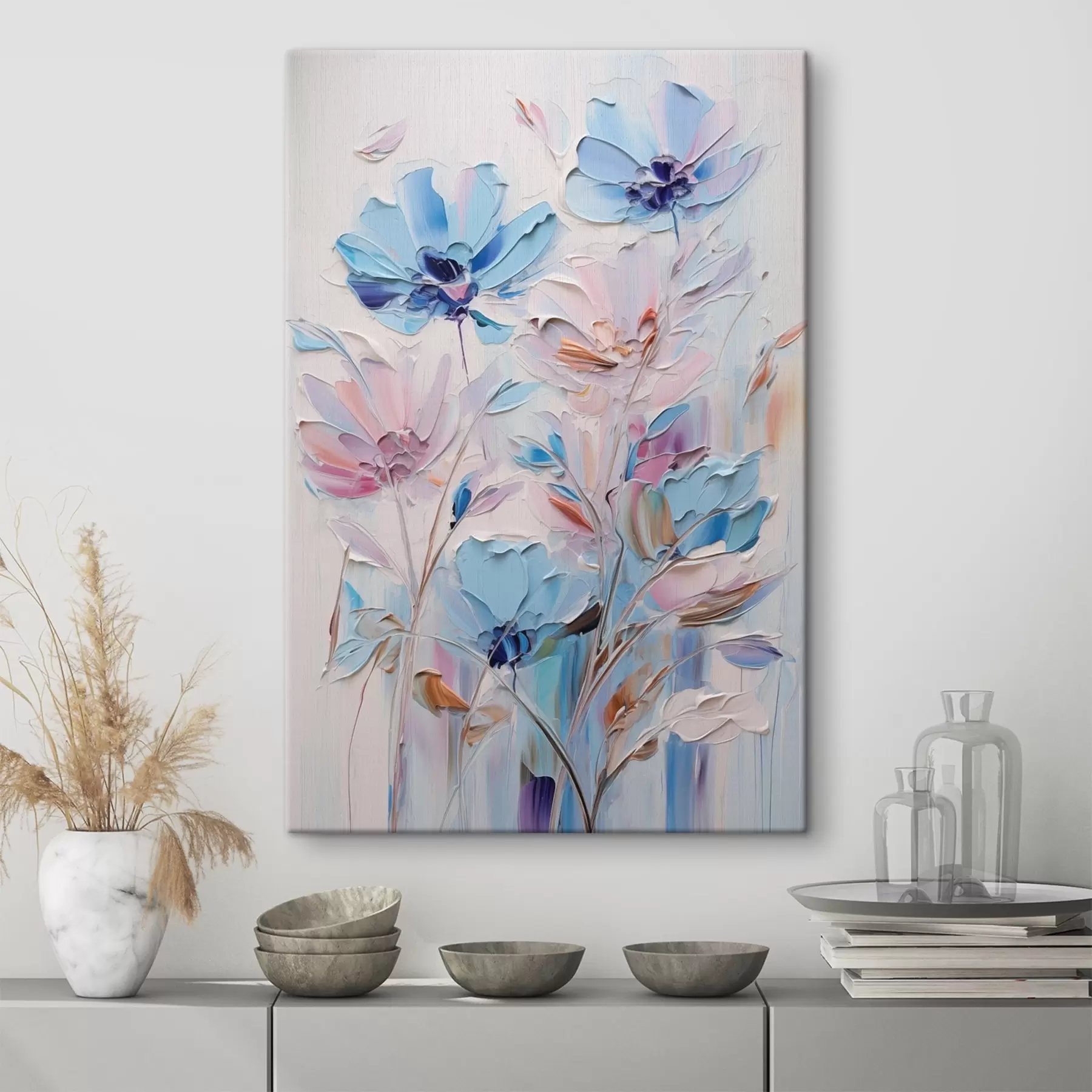 Obraz Maľované kvety s46392