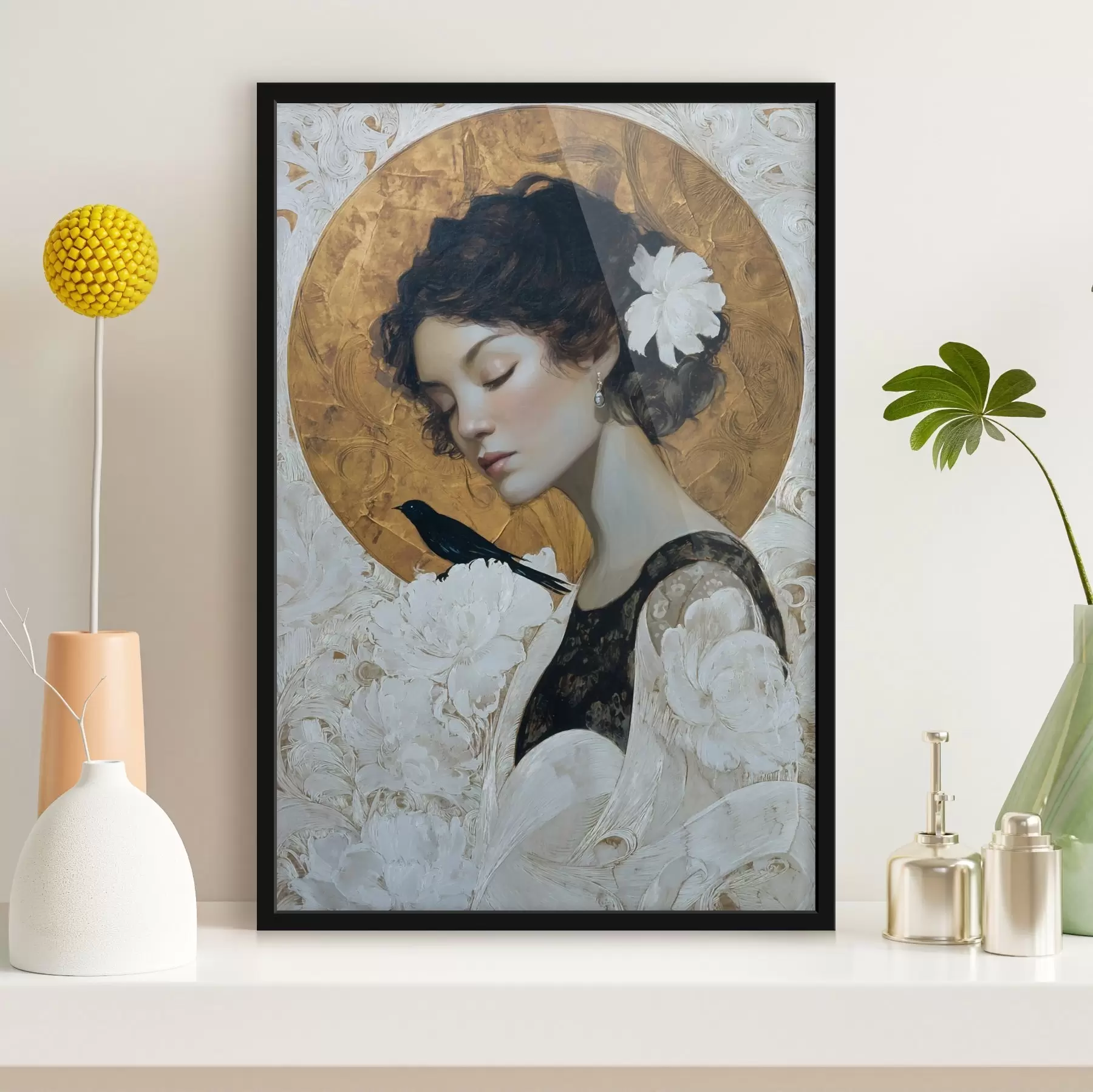 Fototapety Dievča a kruh f46364