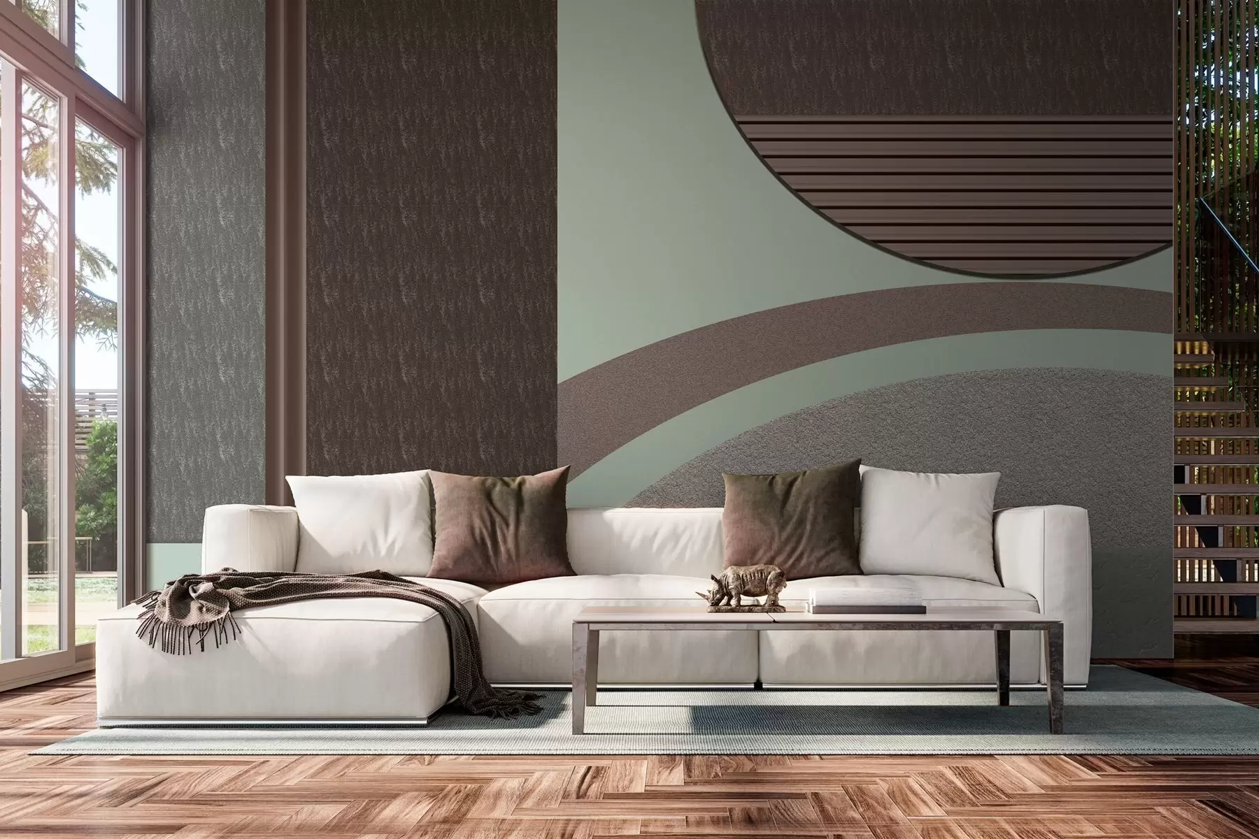 Fototapety abstraktná textúrovaná geometria  w04631