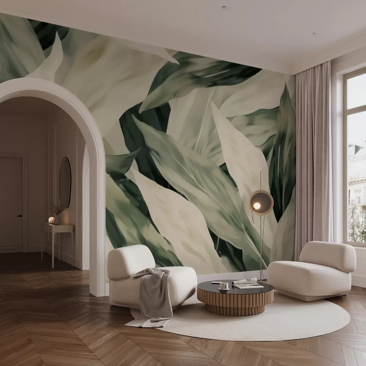 Fototapety Maľované listy w04799