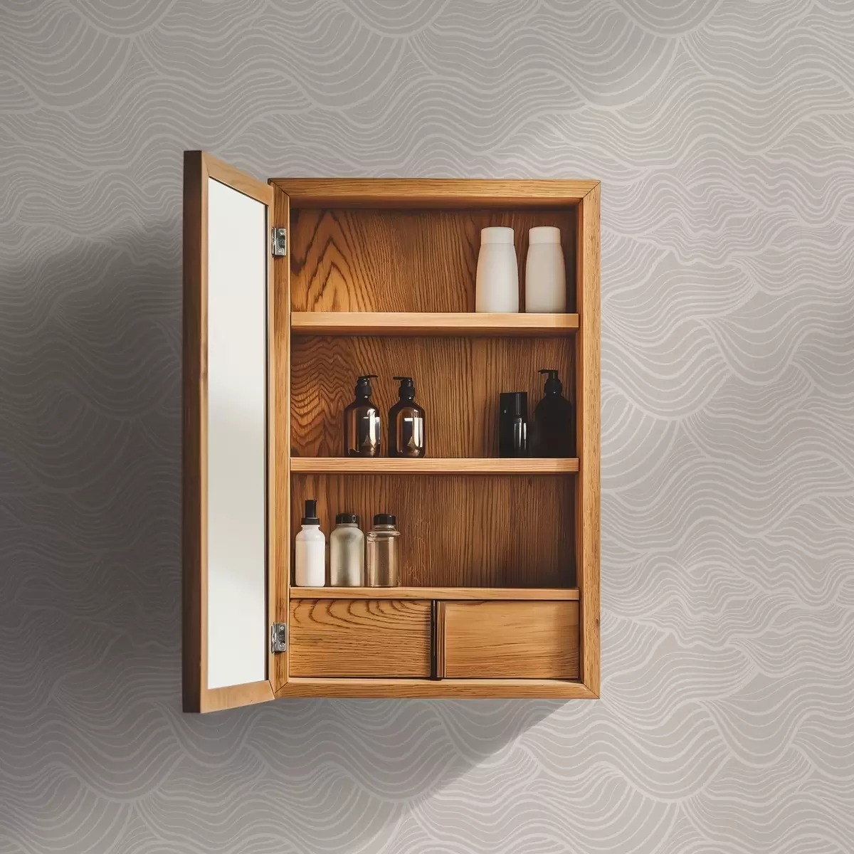 Tapety Tón v tóne vlnitých čiar na teplom béžovom podklade a00681v1 Tapety Tón v tóne vlnitých čiar na teplom béžovom podklade a00681v1