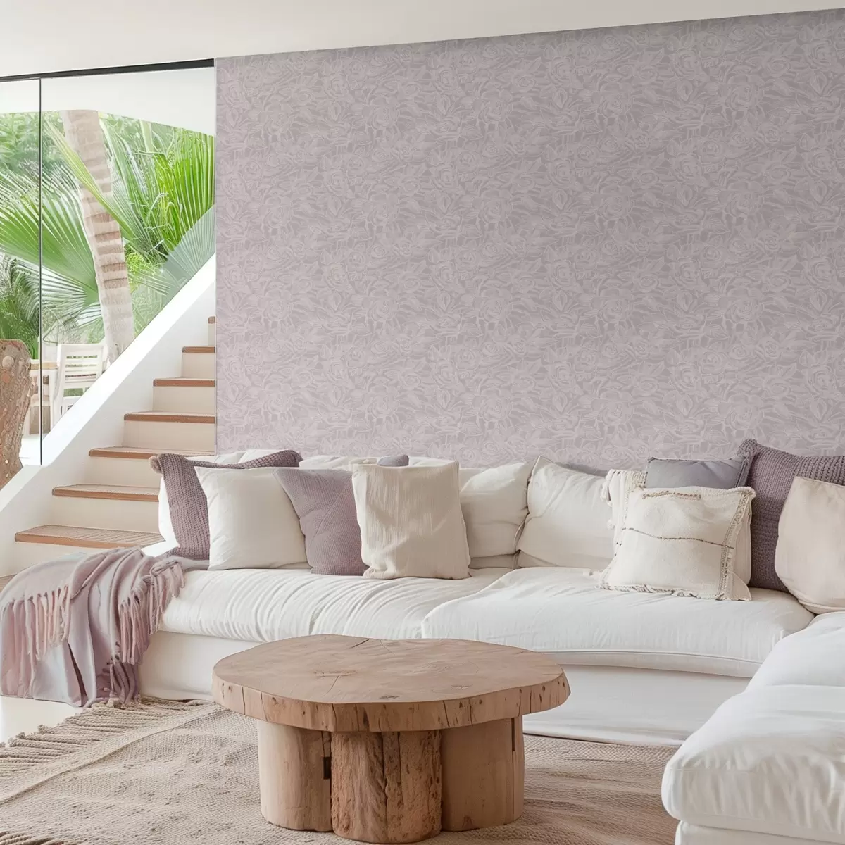 Tapety Gravírované ruže na svetlošedom podklade a00841v1