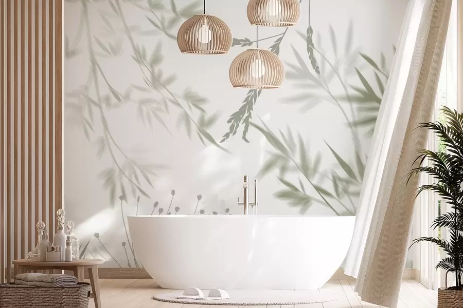 Fototapety Siluety listov w04850