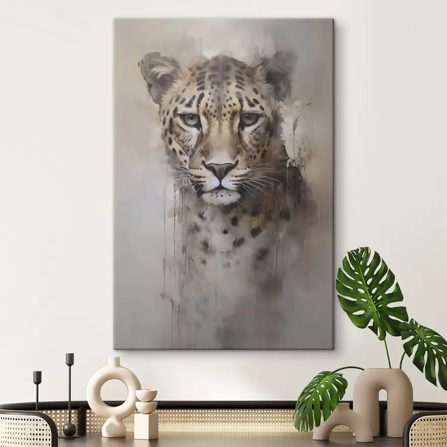 Obraz Maľba imitácia leoparda s46434 zakúpiť Slovensko - Uwalls.se Obraz Maľba imitácia leoparda s46434