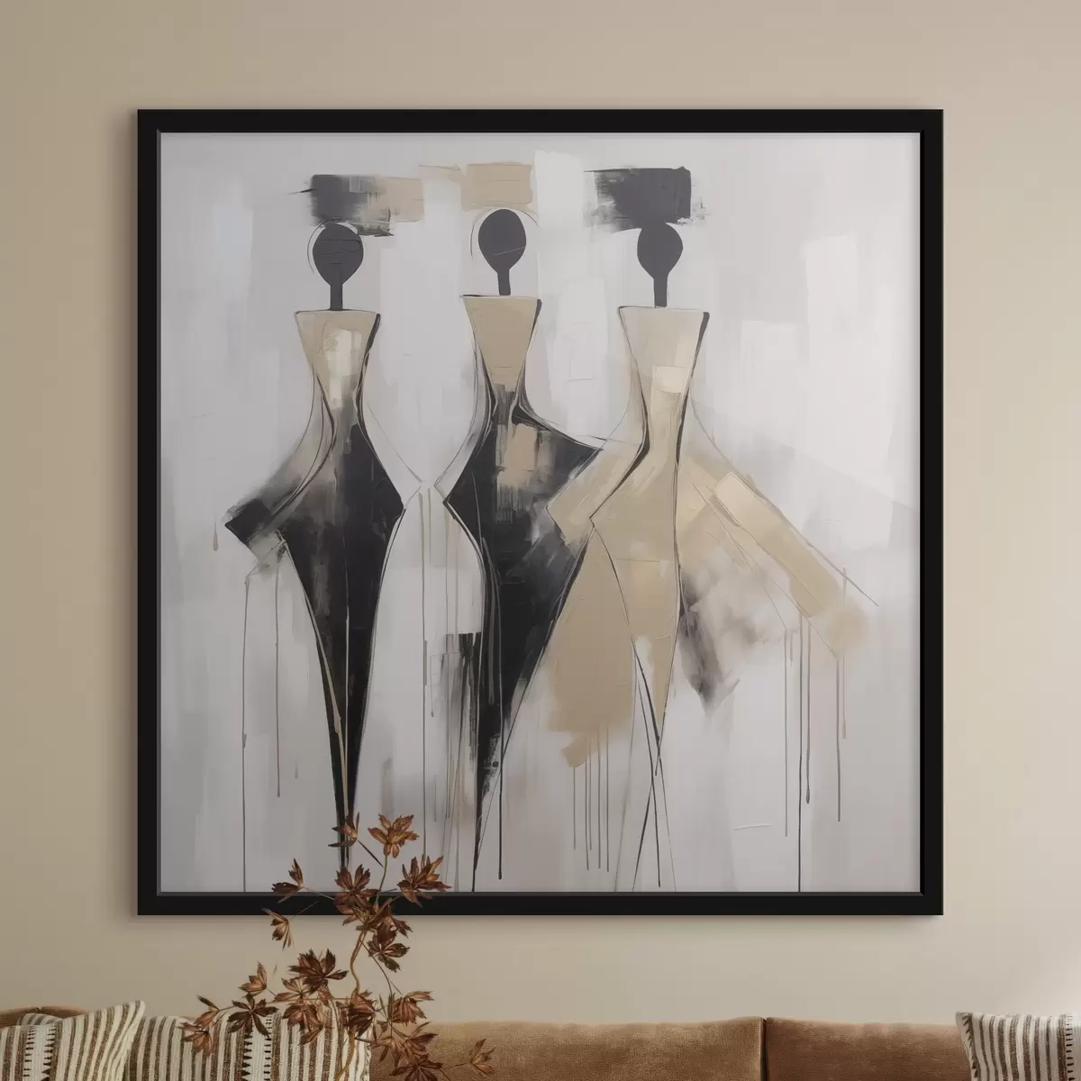 Plagáty Abstraktné siluety f46436