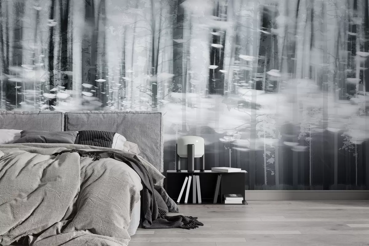 Fototapety Štylizované kmene stromov v pastelových farbách w04844v2 - Uwalls.sk Fototapety Štylizované kmene stromov v pastelových farbách w04844v2