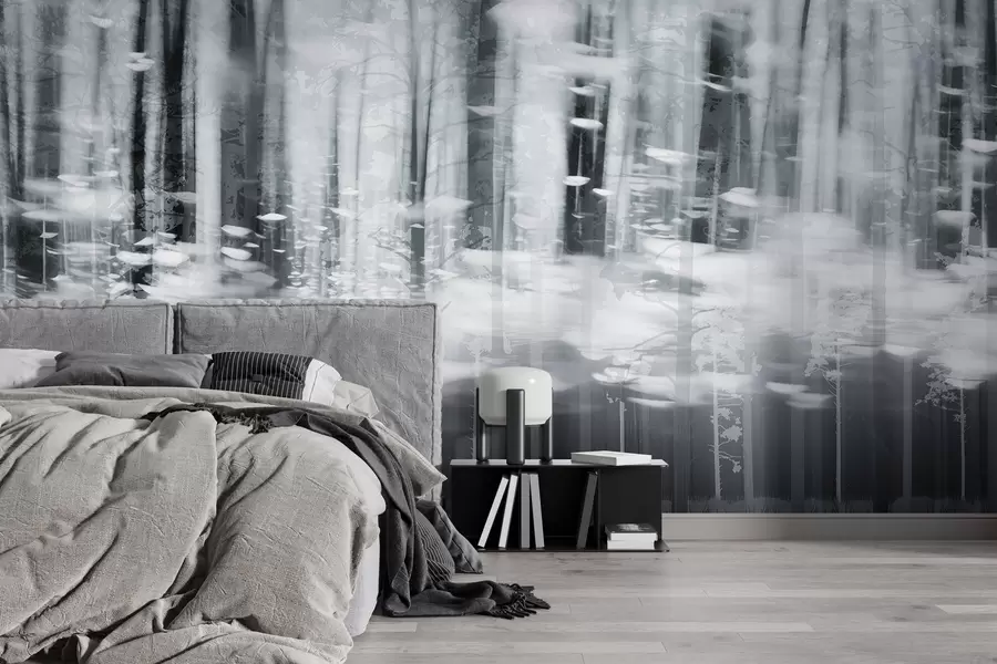 Fototapety Štylizované kmene stromov v pastelových farbách w04844v2 - Uwalls.sk Fototapety Štylizované kmene stromov v pastelových farbách w04844v2