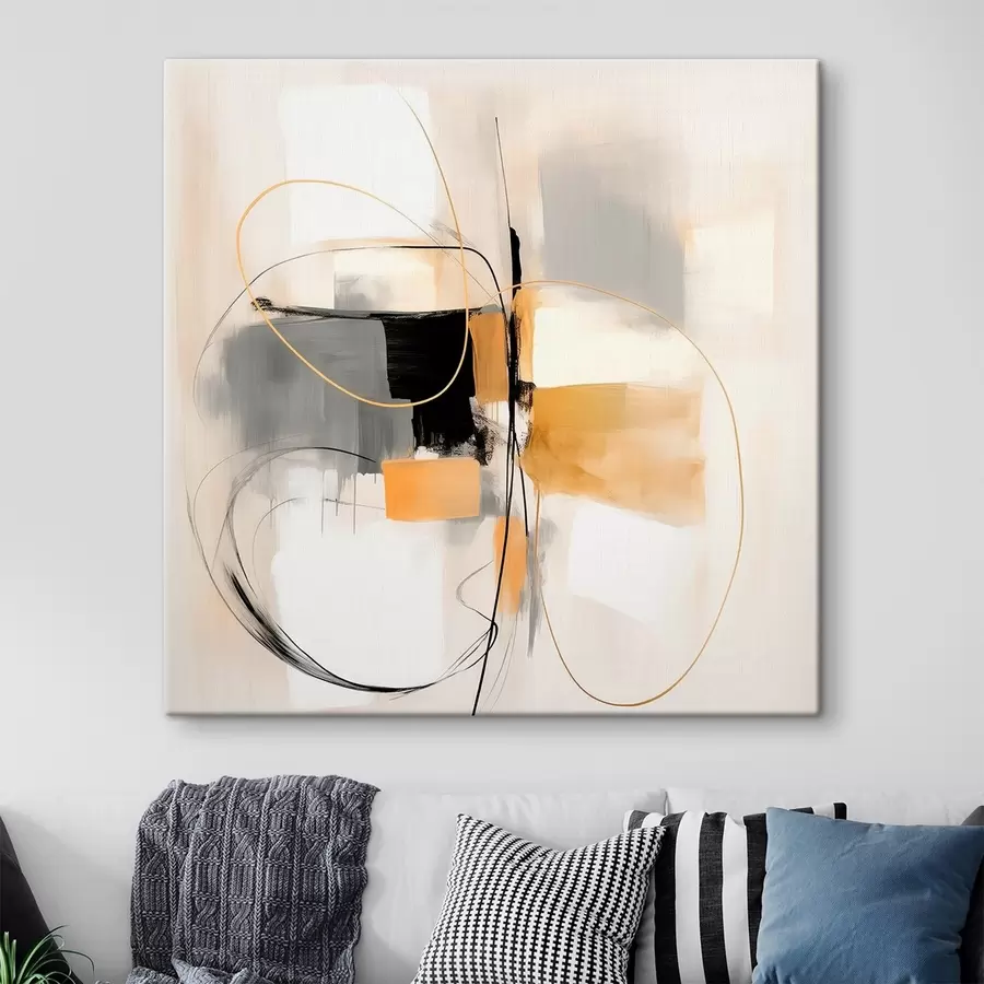 Obraz Abstraktné línie a formy v olejovom štýle s46322 zakúpiť Slovensko - Uwalls.se Obraz Abstraktné línie a formy v olejovom štýle s46322