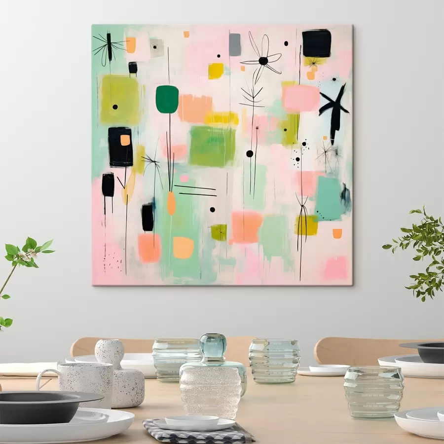 Obraz Abstraktné kvety, ľahká kompozícia v olejovom štýle s46325 zakúpiť Slovensko - Uwalls.se Obraz Abstraktné kvety, ľahká kompozícia v olejovom štýle s46325