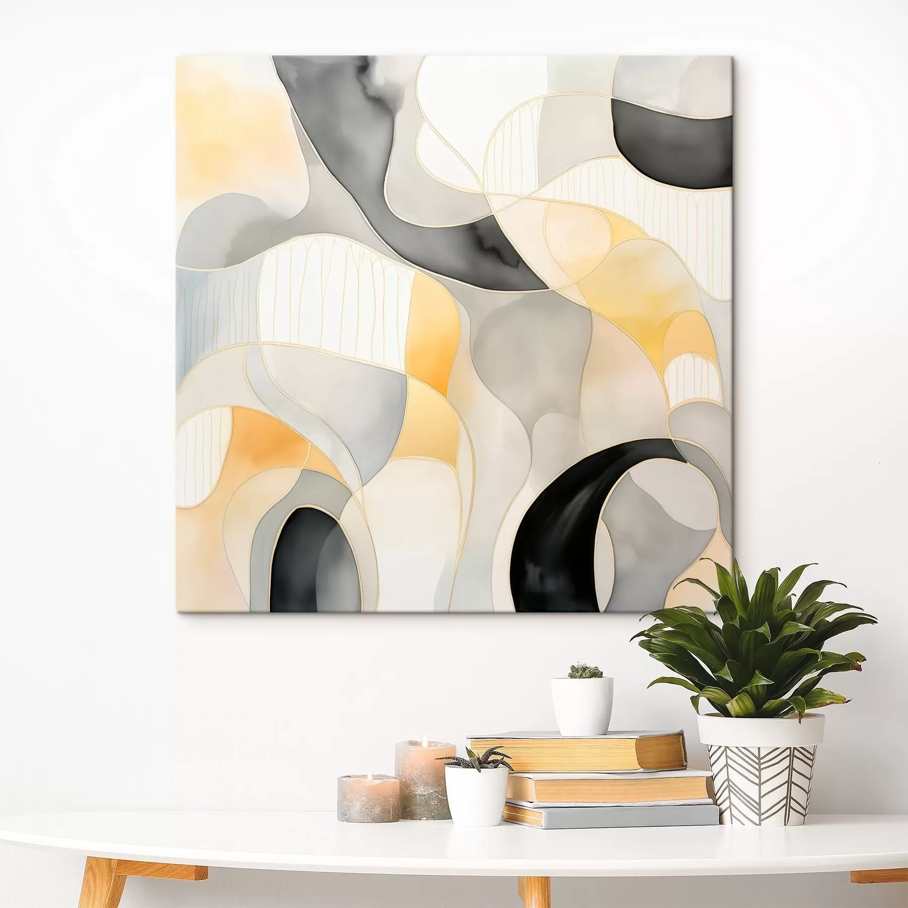 Obraz Vlnitý vzor v štýle alkoholových farieb s46329