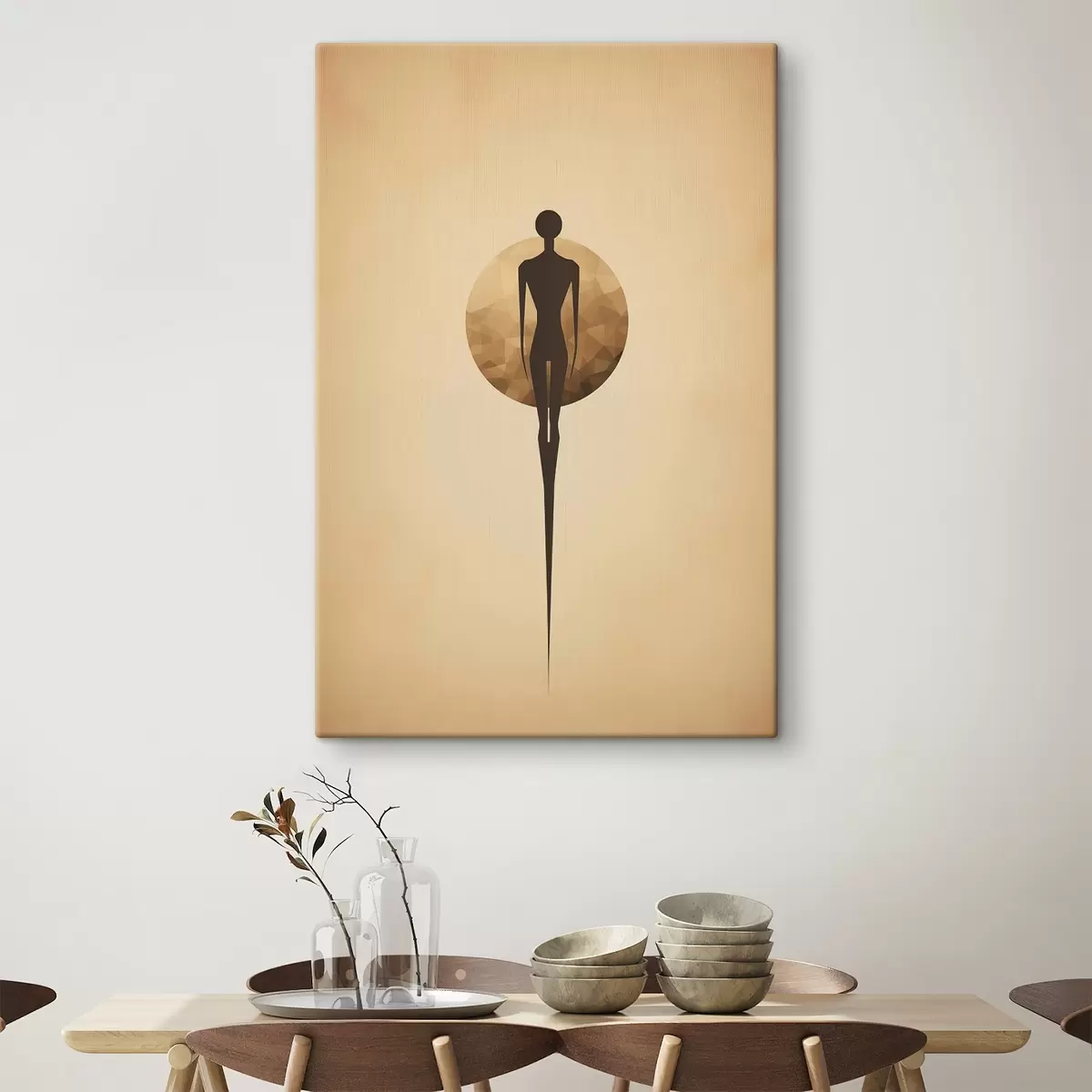 Obraz Abstraktná silueta s46356