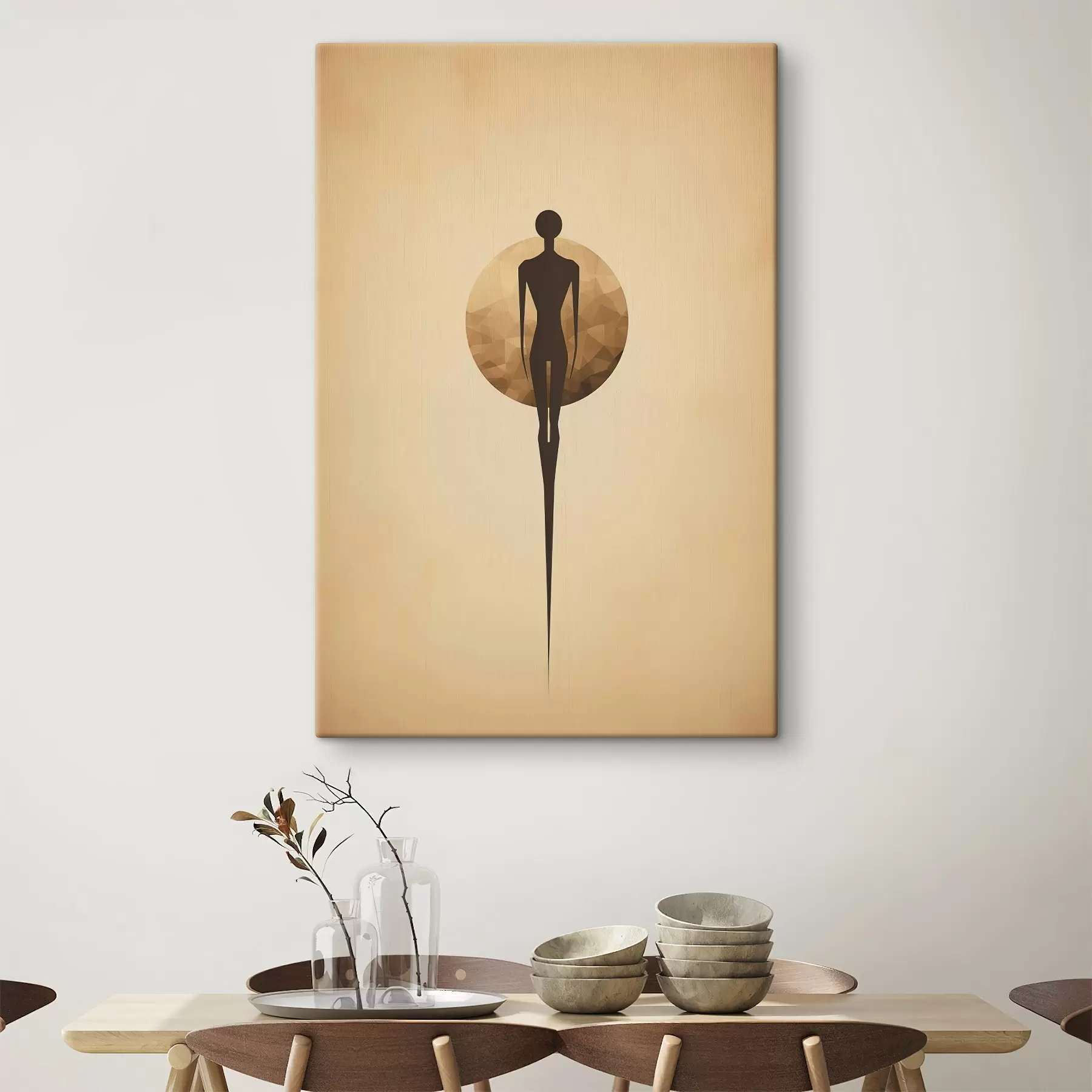 Obraz Abstraktná silueta s46356