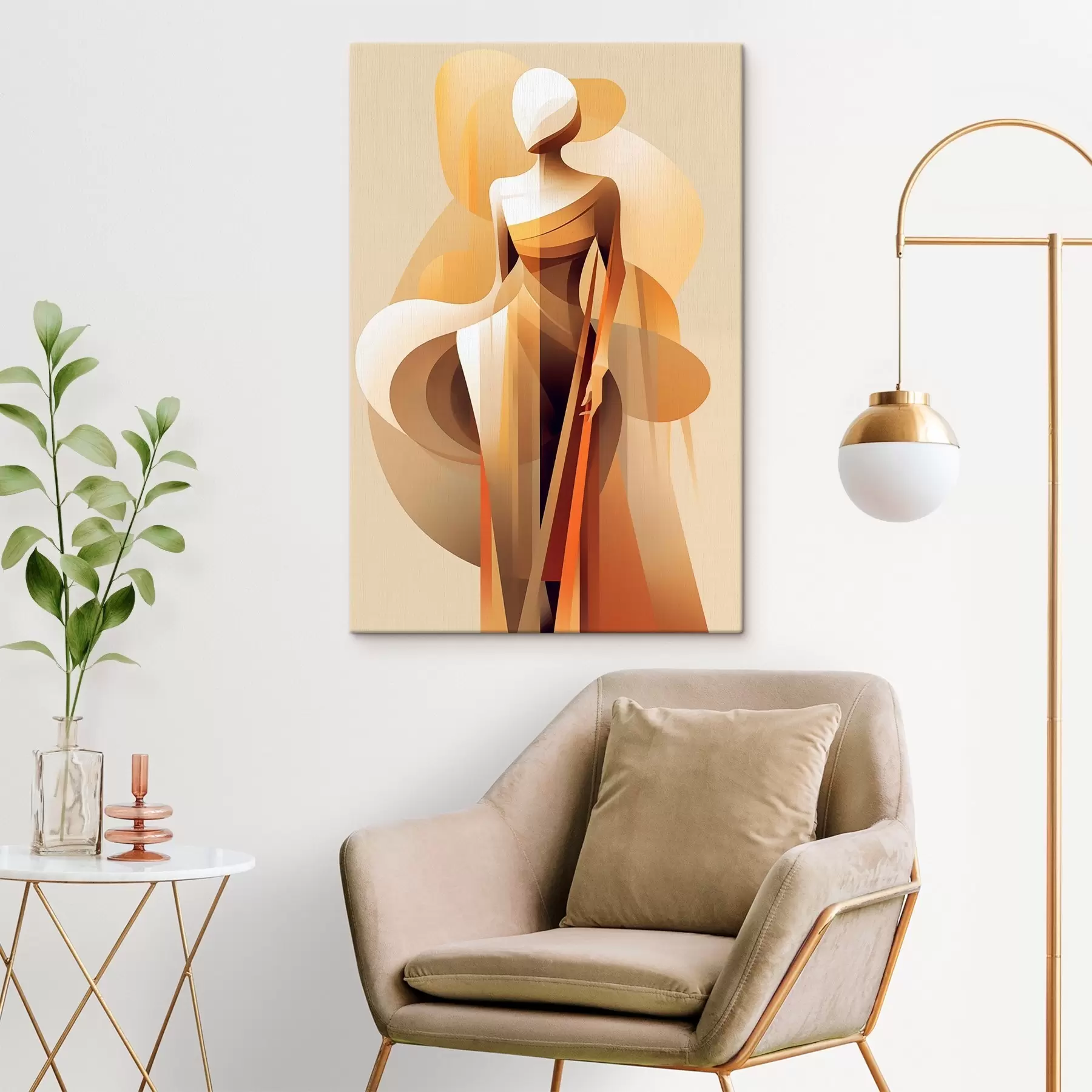 Obraz Abstraktná silueta s46357