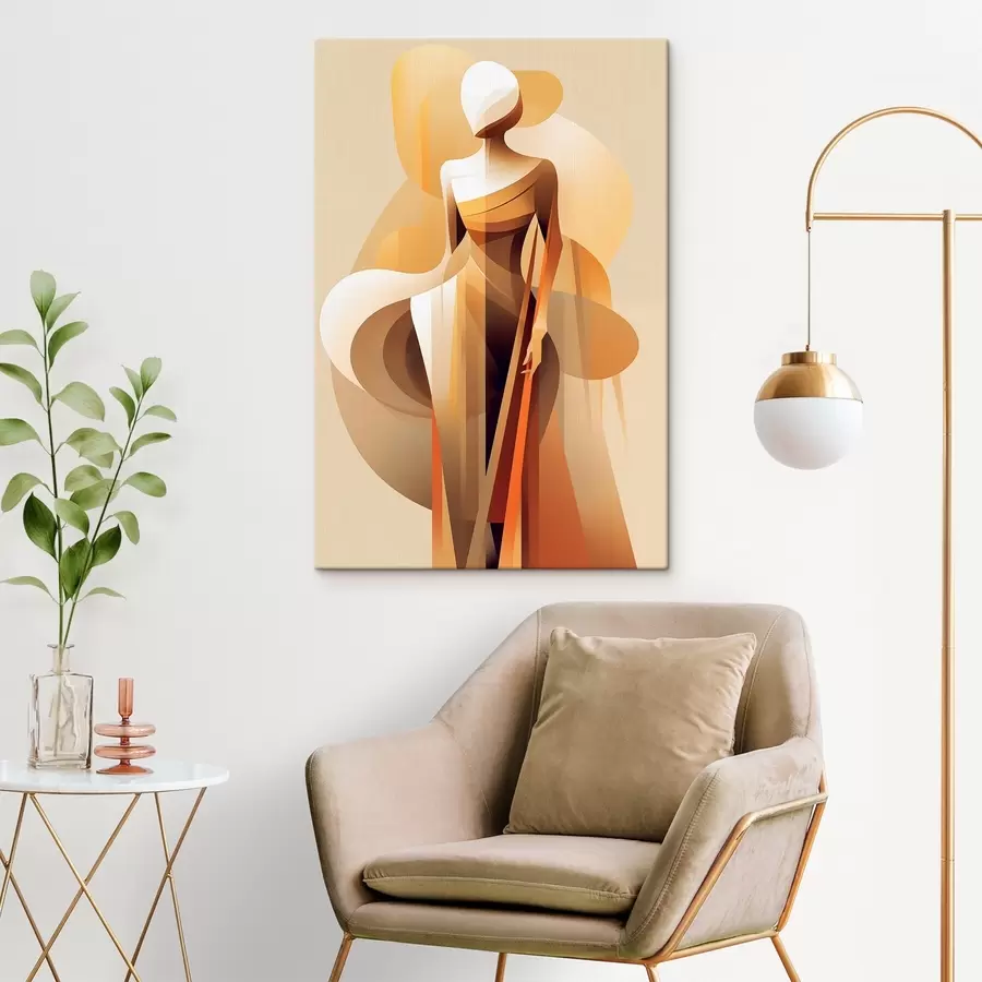 Obraz Abstraktná silueta s46357