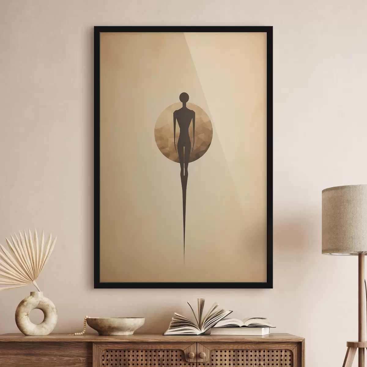 Plagáty Abstraktná silueta f46356