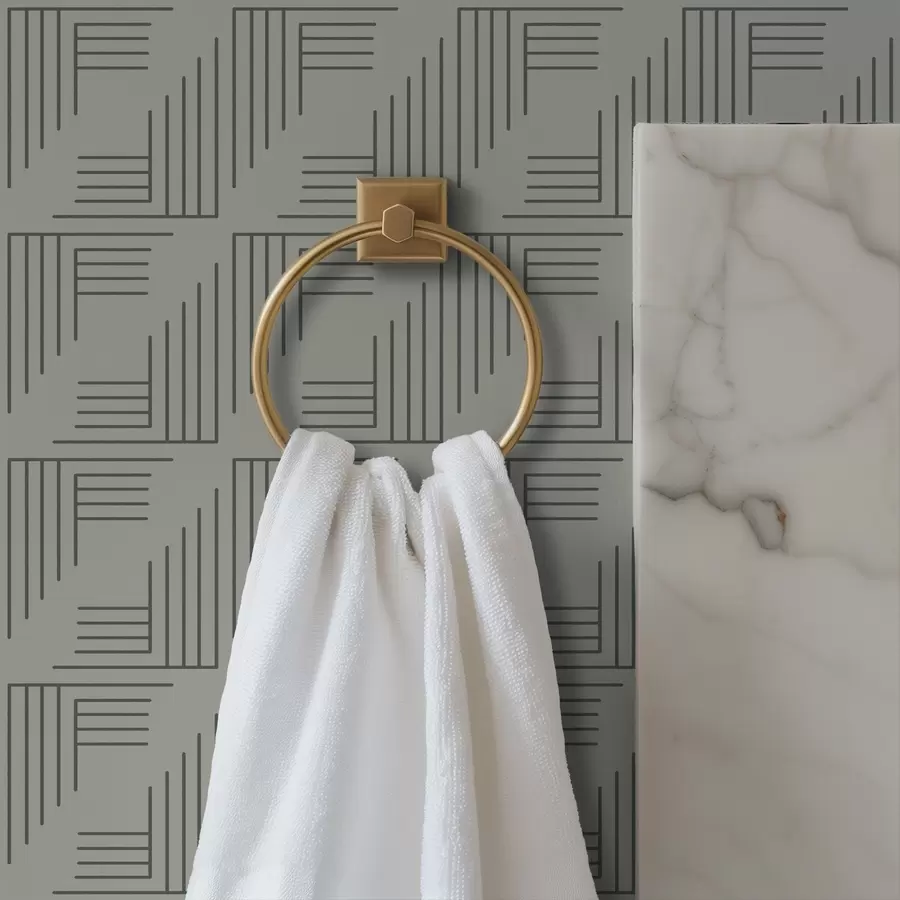 Fototapety Lineárne rohové bloky tvoriace štvorce v teplej sivej farbe a00907