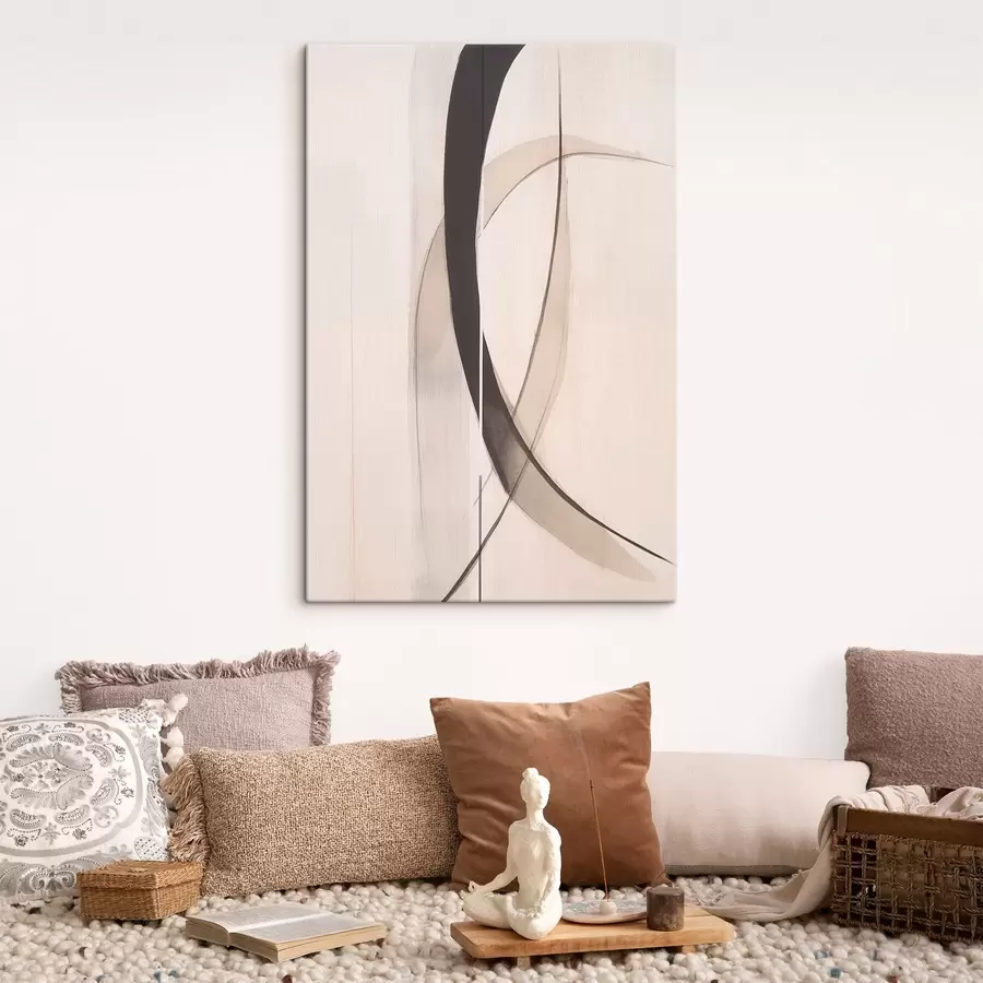 Obraz Elegantná kaligrafia. Abstraktné umenie s46468