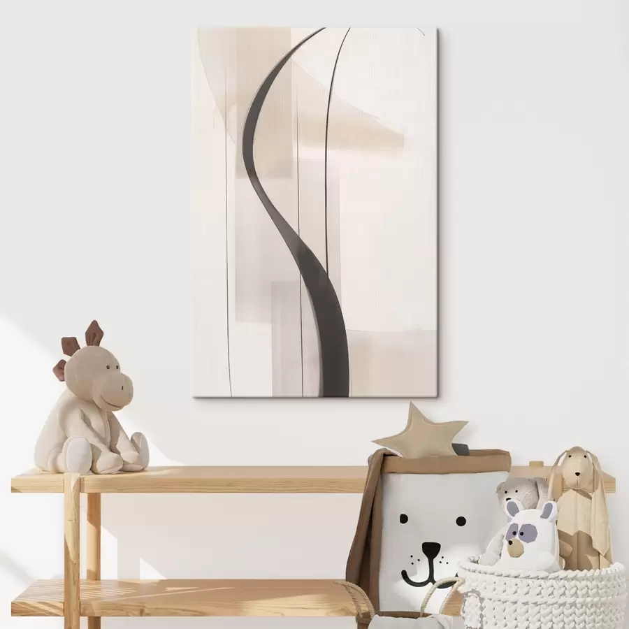 Obraz Elegantná kaligrafia. Abstraktné umenie s46469