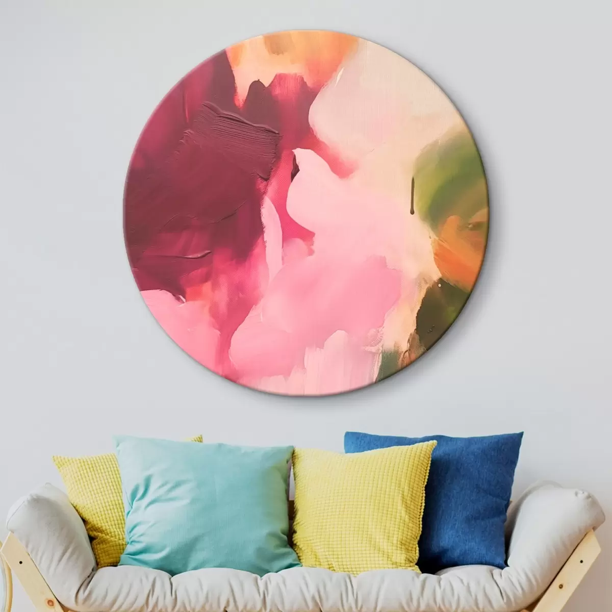 Okrúhle obrazy Abstraktná maľba r46461