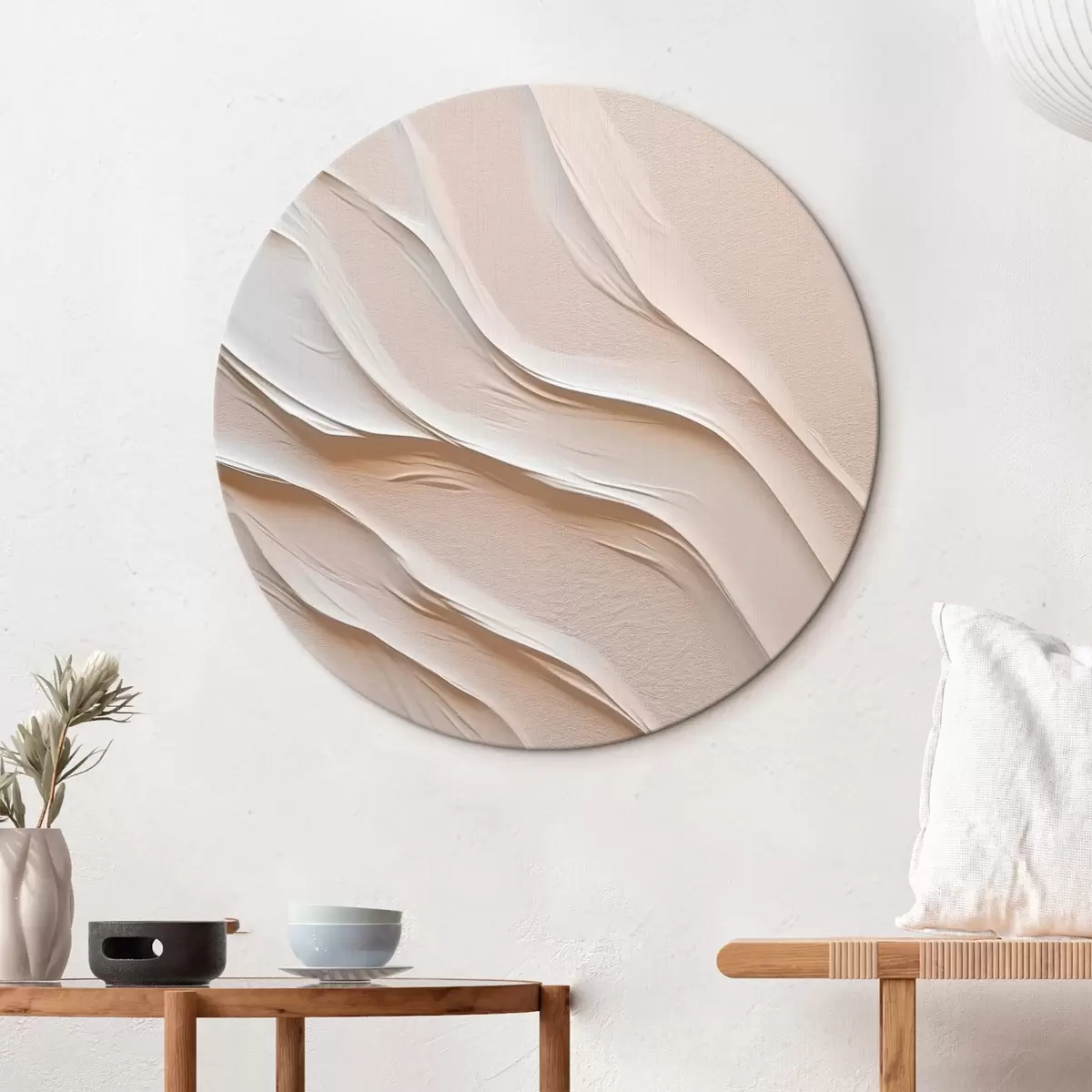 Okrúhle obrazy Vlny, abstrakcia r46555