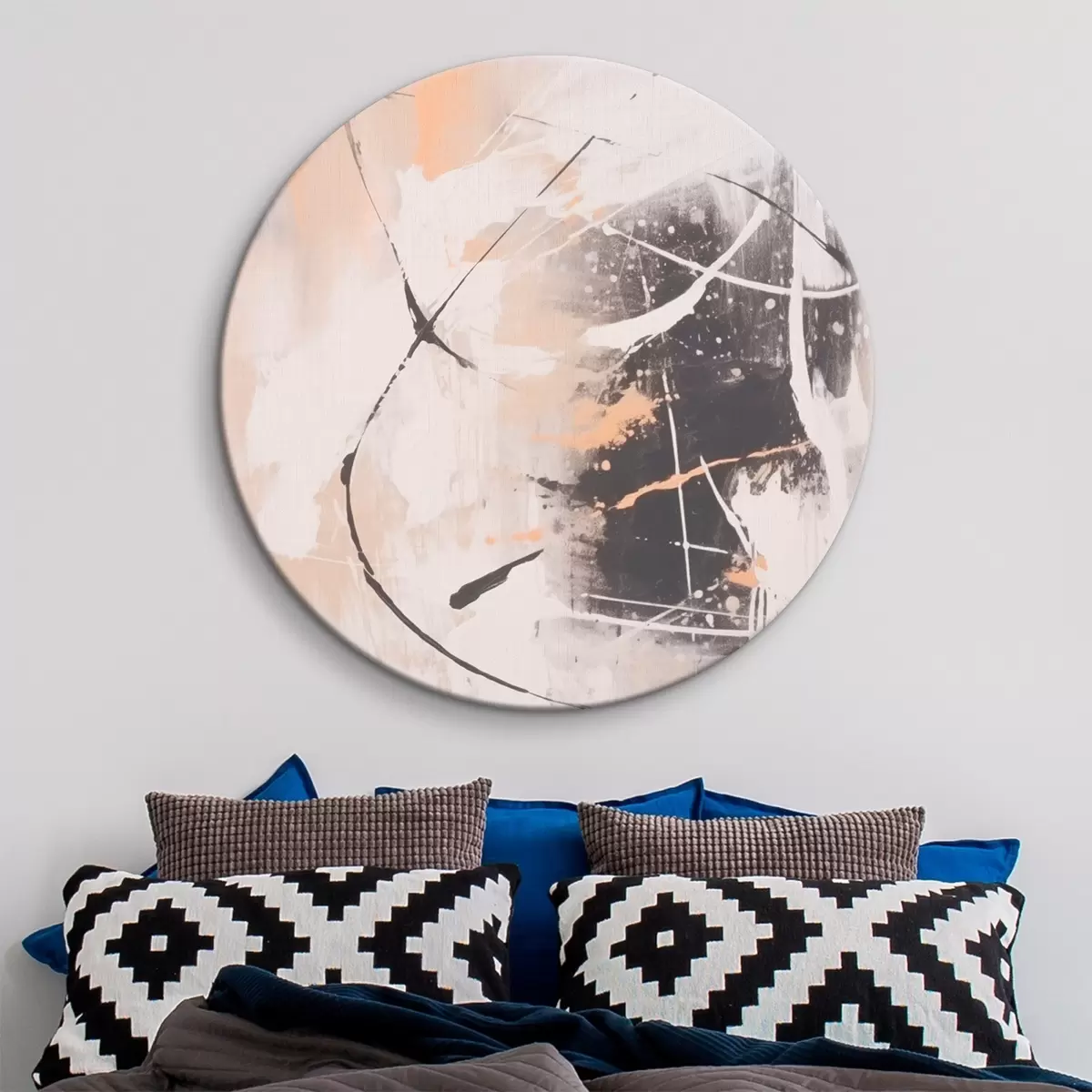 Okrúhle obrazy Kontrastný expresionizmus r46557