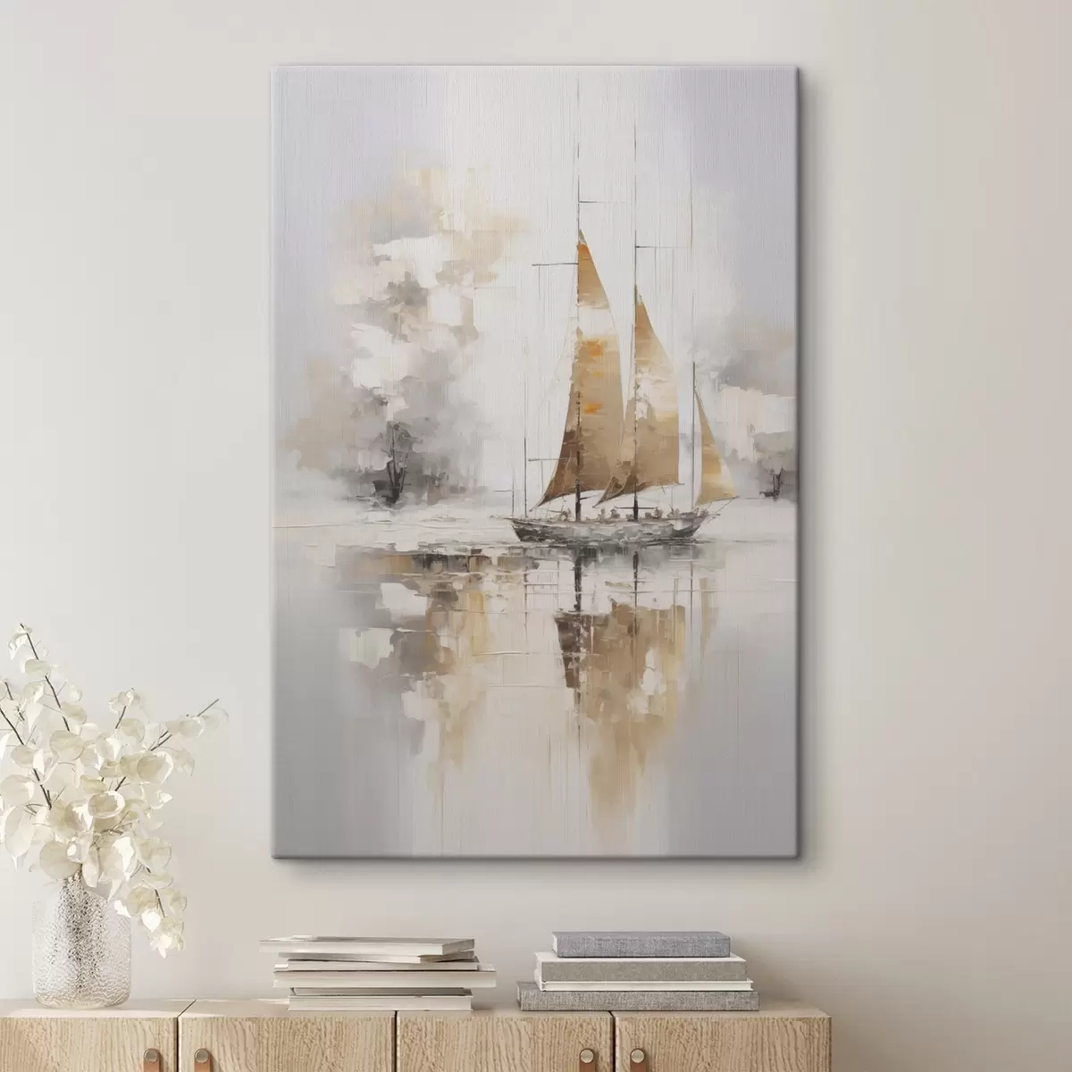 Obraz Maľba imitácie plachetnice s46565