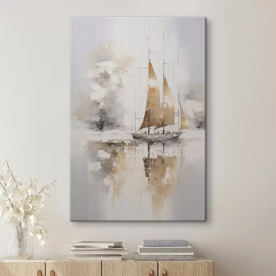 Obraz Maľba imitácie plachetnice s46565