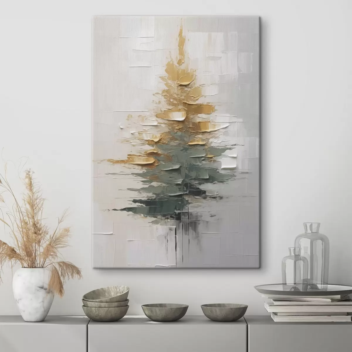 Obraz Abstraktný smrek s46570