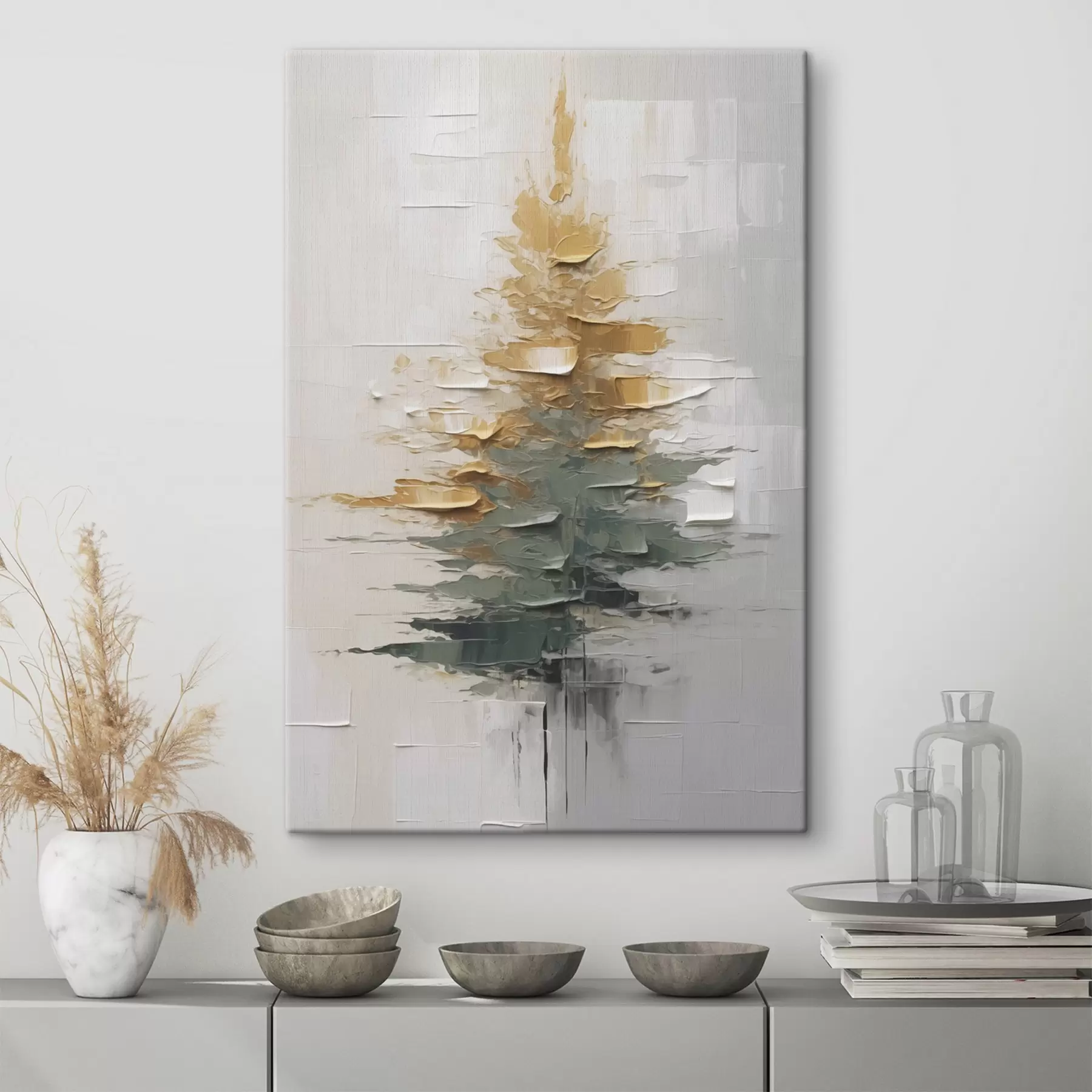 Obraz Abstraktný smrek s46570